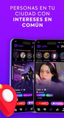 GoLike | Amigos, sitios, citas android App screenshot 0